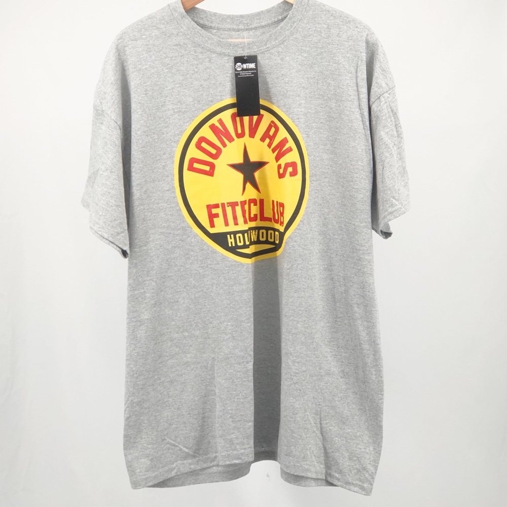NWT Donovans Fite Club Hollywood Grey Tee Sz XL